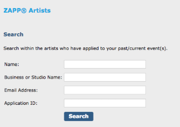 Photo of Artist Search Bars